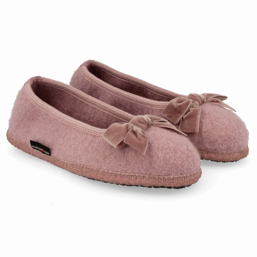 Chaussons à semelle souple Haflinger Fiocco Homme Rose | EHO8240CO