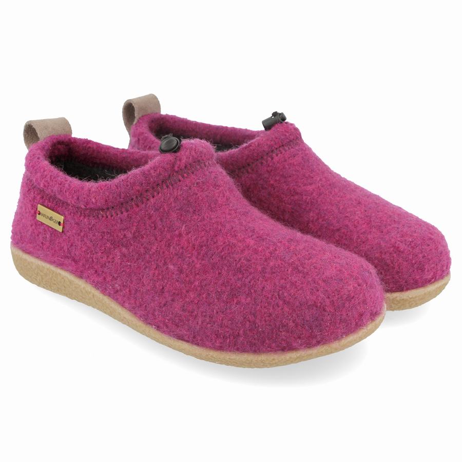 Chaussons à semelle souple Haflinger Guido Homme Violette | KCN9493KS