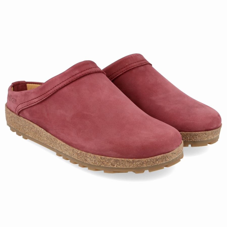 Sabots Haflinger Malmo Homme Rose Rouge | YES9429KJ