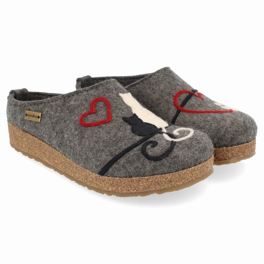 Sabots Haflinger Micini Femme Grise | SCF9898TK