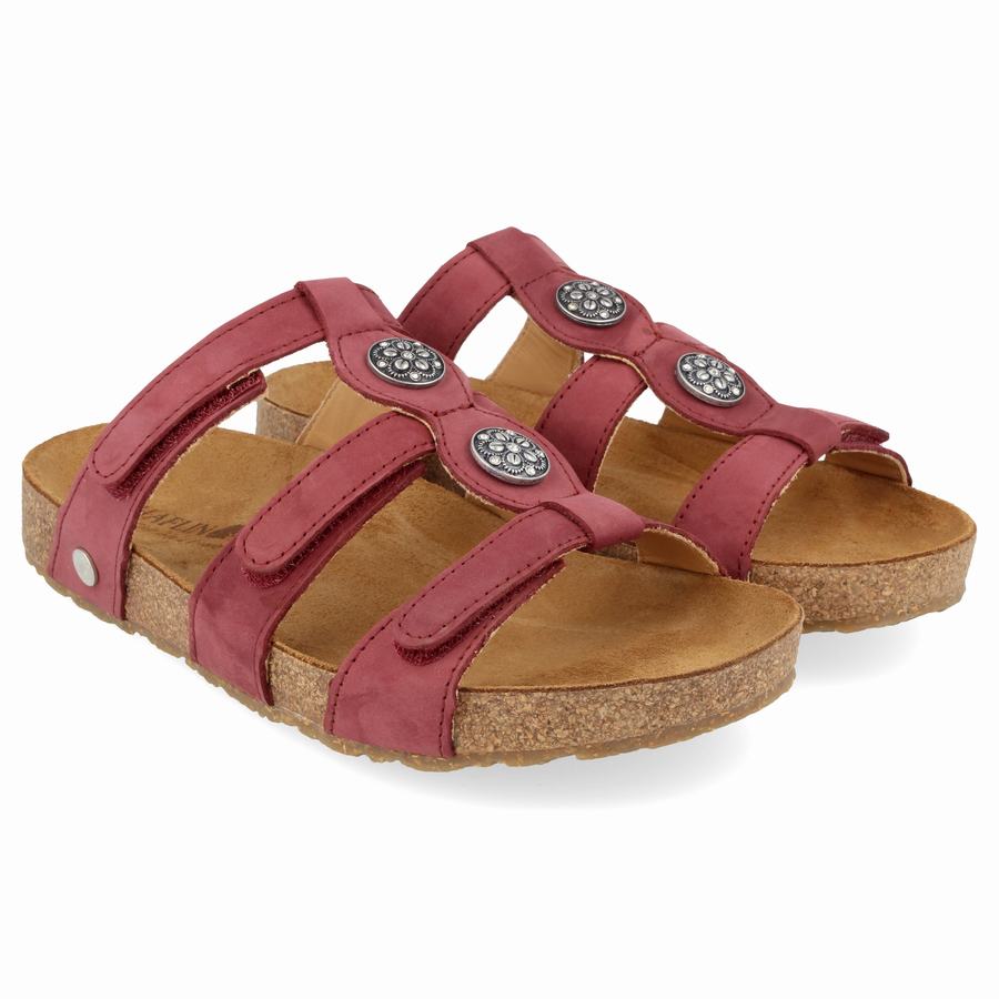 Sandales Haflinger Alice Femme Rouge | FRU697EE