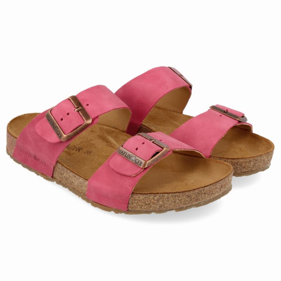 Sandales Haflinger Andrea Femme Rose Rouge | BUO621EX