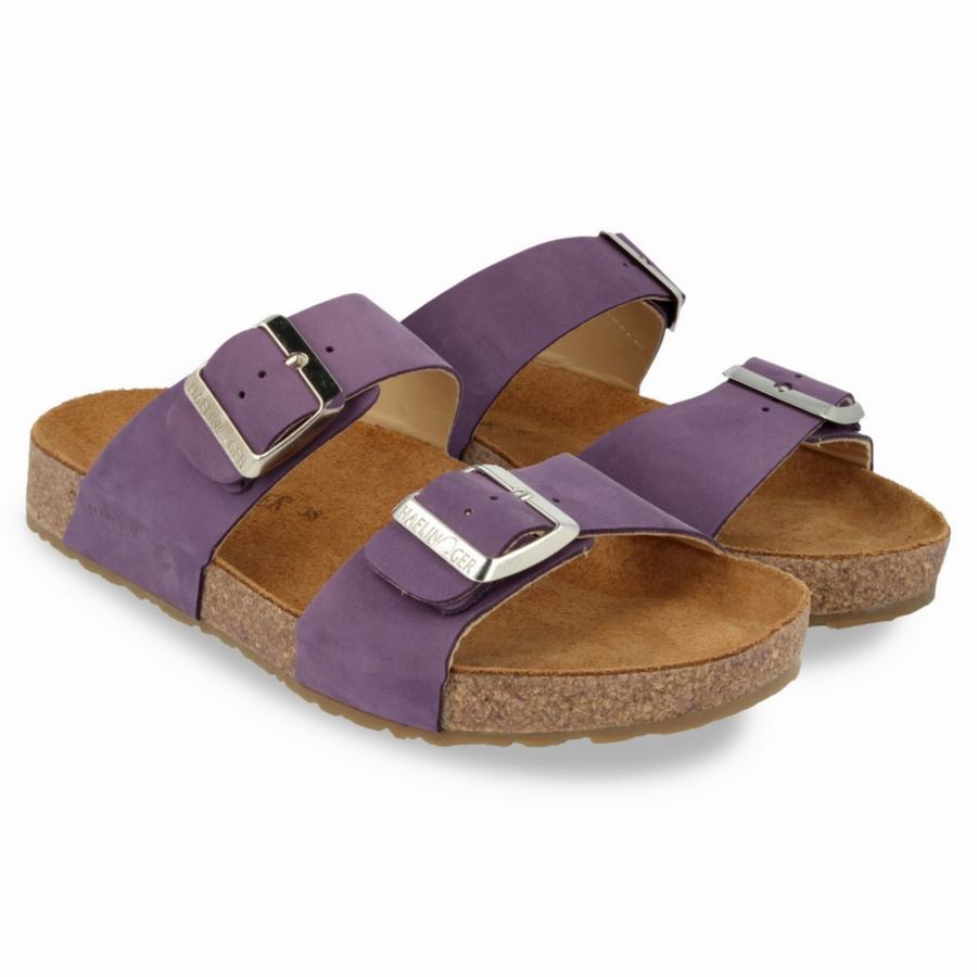 Sandales Haflinger Andrea Femme Violette | JOU284MS