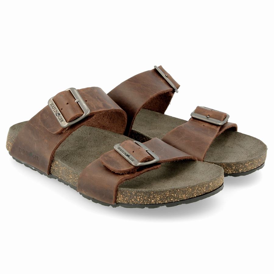 Sandales Haflinger Andrea Unlined Homme Marron | ATP7719TY