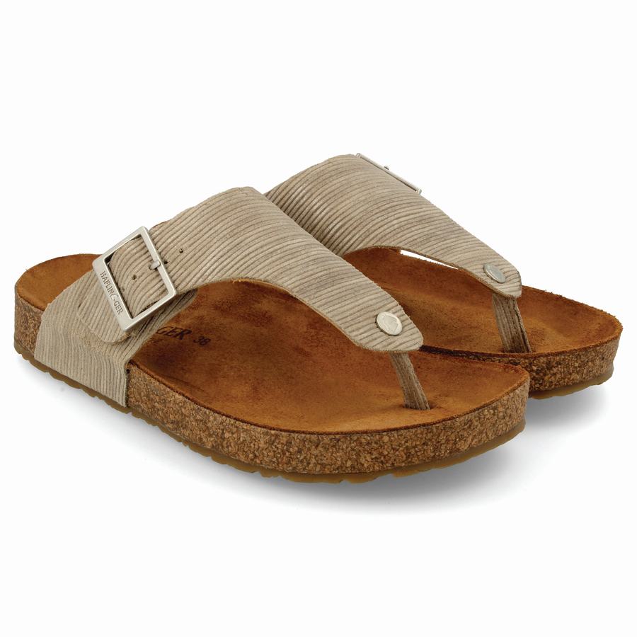 Sandales Haflinger Conny Femme Beige | KQK2799QC