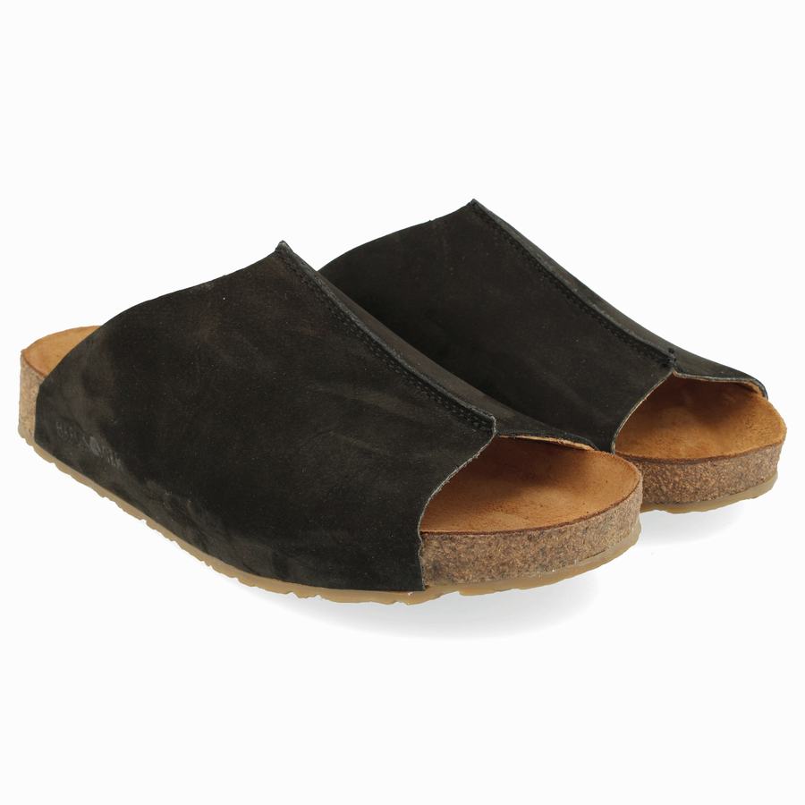 Sandales Haflinger Fortuna Femme Noir | RVF6225JW