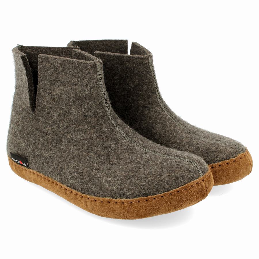 Bottes Haflinger Emils Femme Grise | IPL9565NL