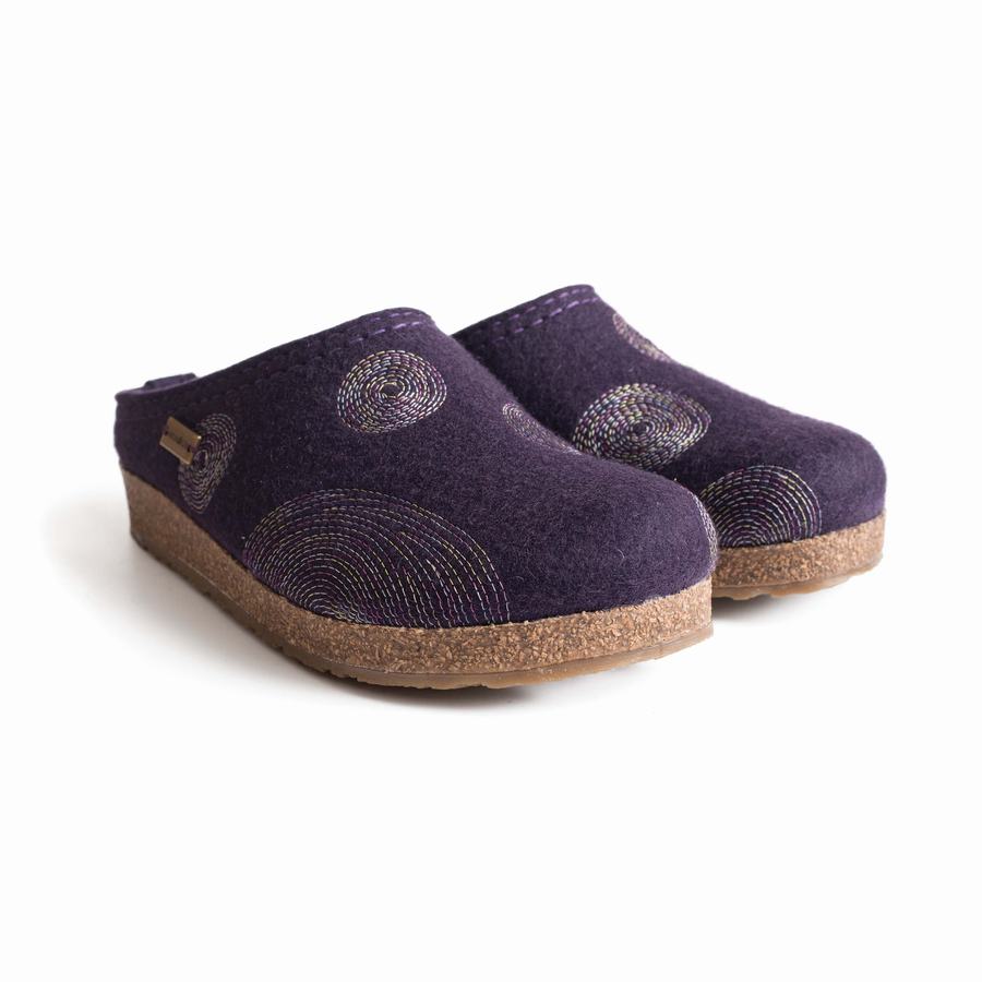 Sabots Haflinger Spirit Femme Violette | NUB6730ND