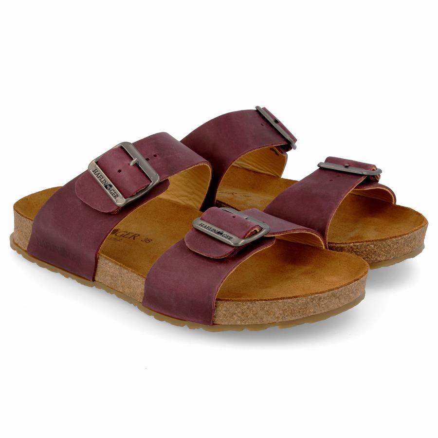 Sandales Haflinger Andrea Femme Bordeaux | PDO2724EC