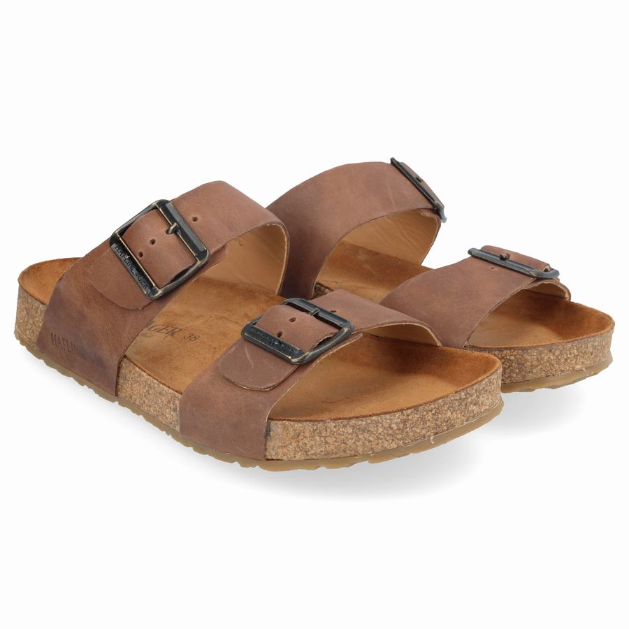 Sandales Haflinger Andrea Femme Chocolat | ZGQ537EK