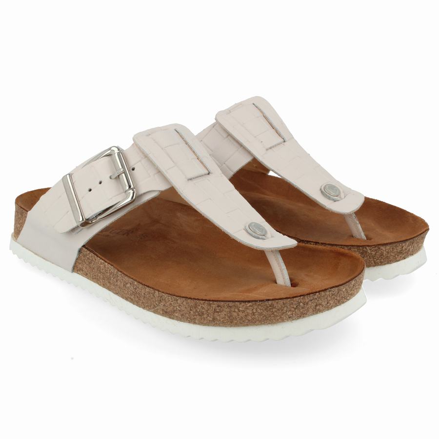 Sandales Haflinger Cora Femme Blanche | NVK2173II