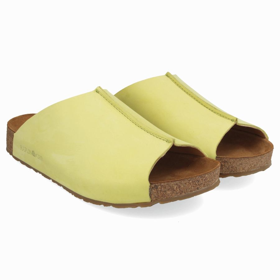 Sandales Haflinger Fortuna Femme Jaune | WSY696DH