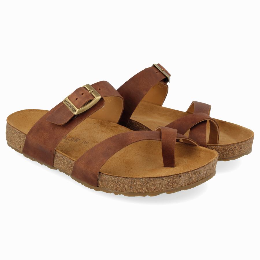 Sandales Haflinger Juno Femme Marron | NTP9552GF